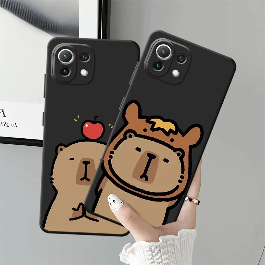 حافظة كارتونية لطيفة لهاتف Xiaomi Mi 9 13 10 11 13 Lite CC9Pro 10T 11T 14 Pro 9T غطاء خلفي ناعم