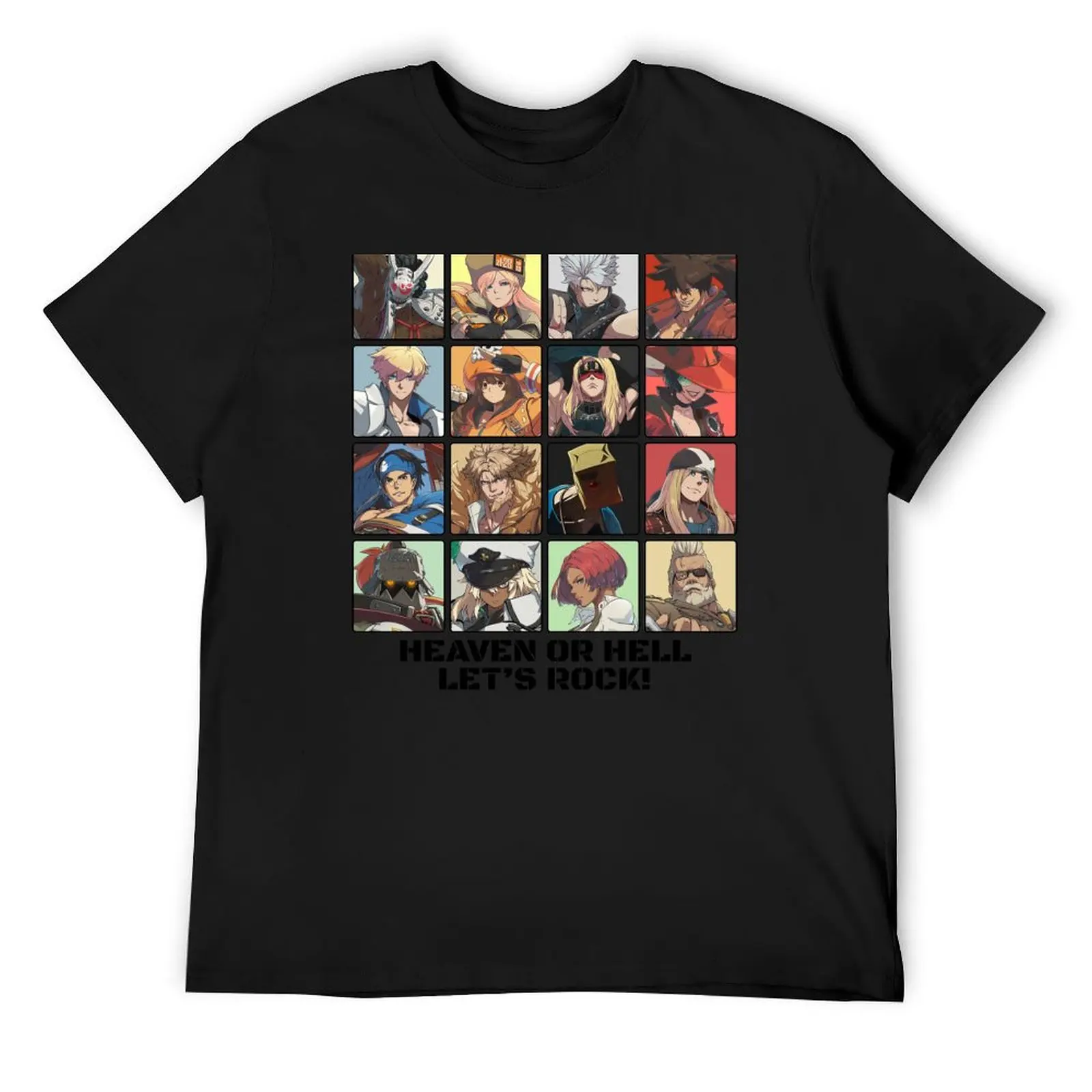 

Guilty GeAll T-Shirt anime graphic t shirt vintage Short sleeve tee mens tall t shirts