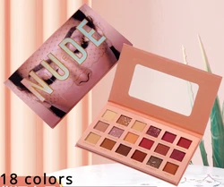 18 Colors Makeup Eyeshadow Palette Diamond Shimmer Glitter Eye Shadow Waterproof Long-lasting Makeup Eye Cosmetics