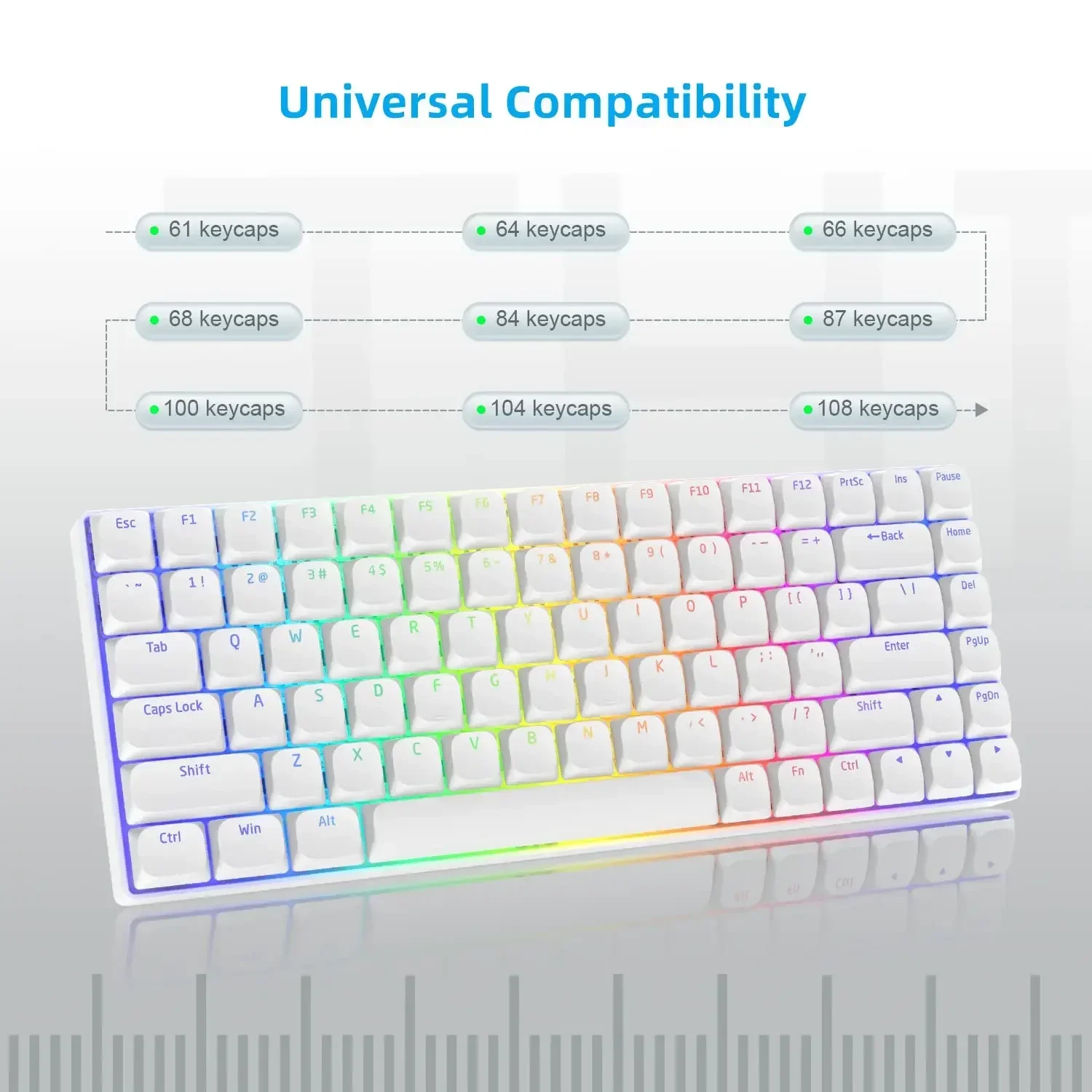 Teclado con diseño funciona para EE. UU. Y Reino Unido