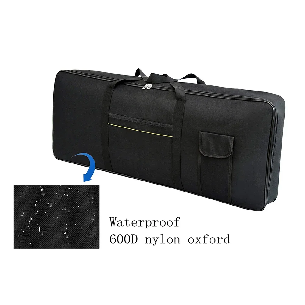 ملحقات أدوات حقيبة الجهاز الإلكترونية المصنوعة من النايلون، حقيبة يد متينة بسحاب مزدوج، سلسلة زهور وردية، حزمة البيانو المقاومة للغبار