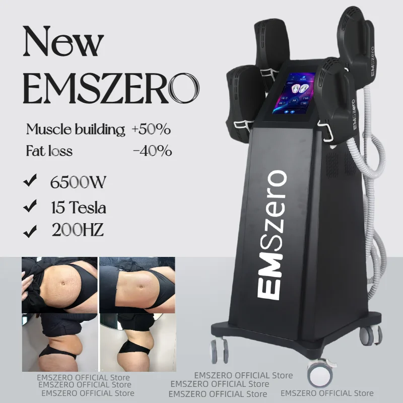 Máquina profissional de escultura corporal emszero neo rf ems dispositivo de emagrecimento para estimulação muscular hiemt redução de gordura certificado ce