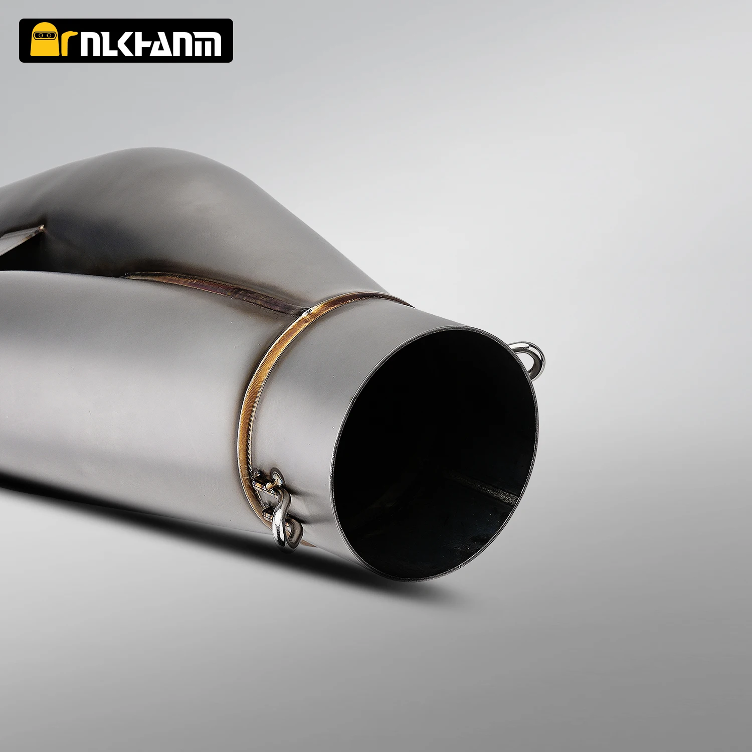 العالمي 60 مللي متر الجوزاء الفولاذ المقاوم للصدأ المزدوج منفذ الخمار ل R9 R1 GSX-R1000 ZX-4R ZX-6R ZX-10R CBR1000