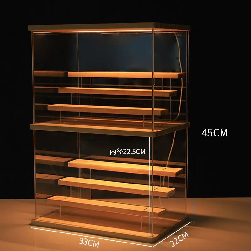 

Acrylic transparent display box, transparent dustproof display
