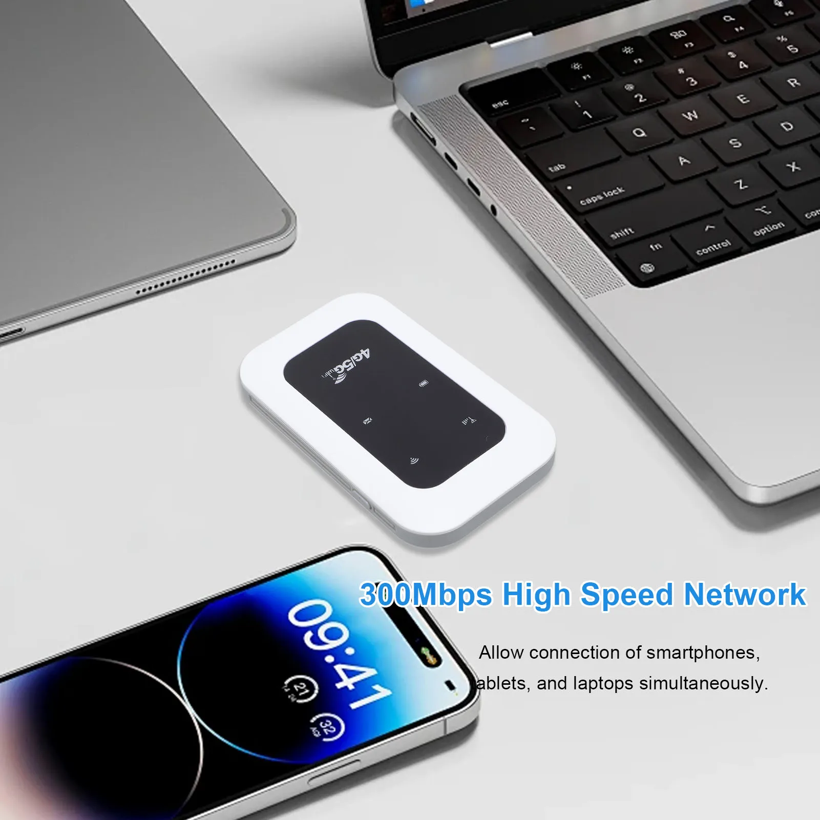 

Путешествие 4G 5G Wi-Fi Мобильное устройство точки доступа Портативное устройство 4G 5G Wi-Fi Hotspot Поддержка 10 устройств Широкая совместимость для дома на колесах