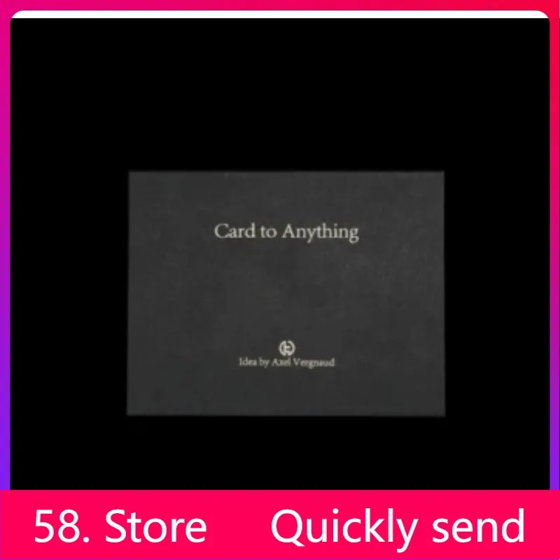 

New 2025 Card to Anything by Axel Vergnaud and TCC Magic - Magic tricks ( 58 Store Download )
