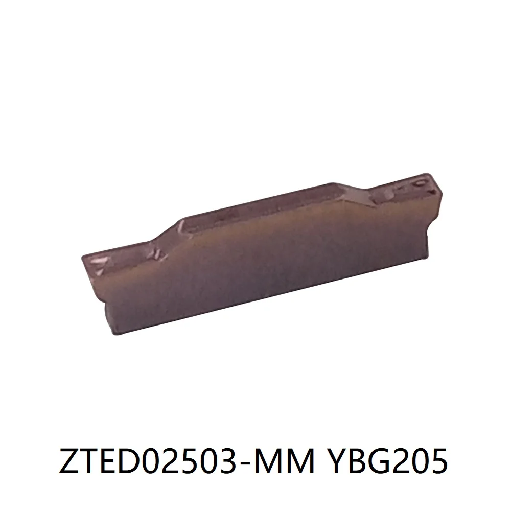 

ZCC ZTED02503-MM Turning tools Parting inserts for machining stainless steel 10pcs/box ZTED 02503 MM