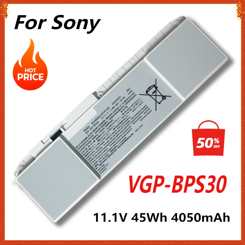 

New VGP-BPS30 BPS30 Original Laptop Battery for SONY VAIO T11 T13 SVT-11 SVT-13 11.1V 4050MAH 45WH 3 Cells