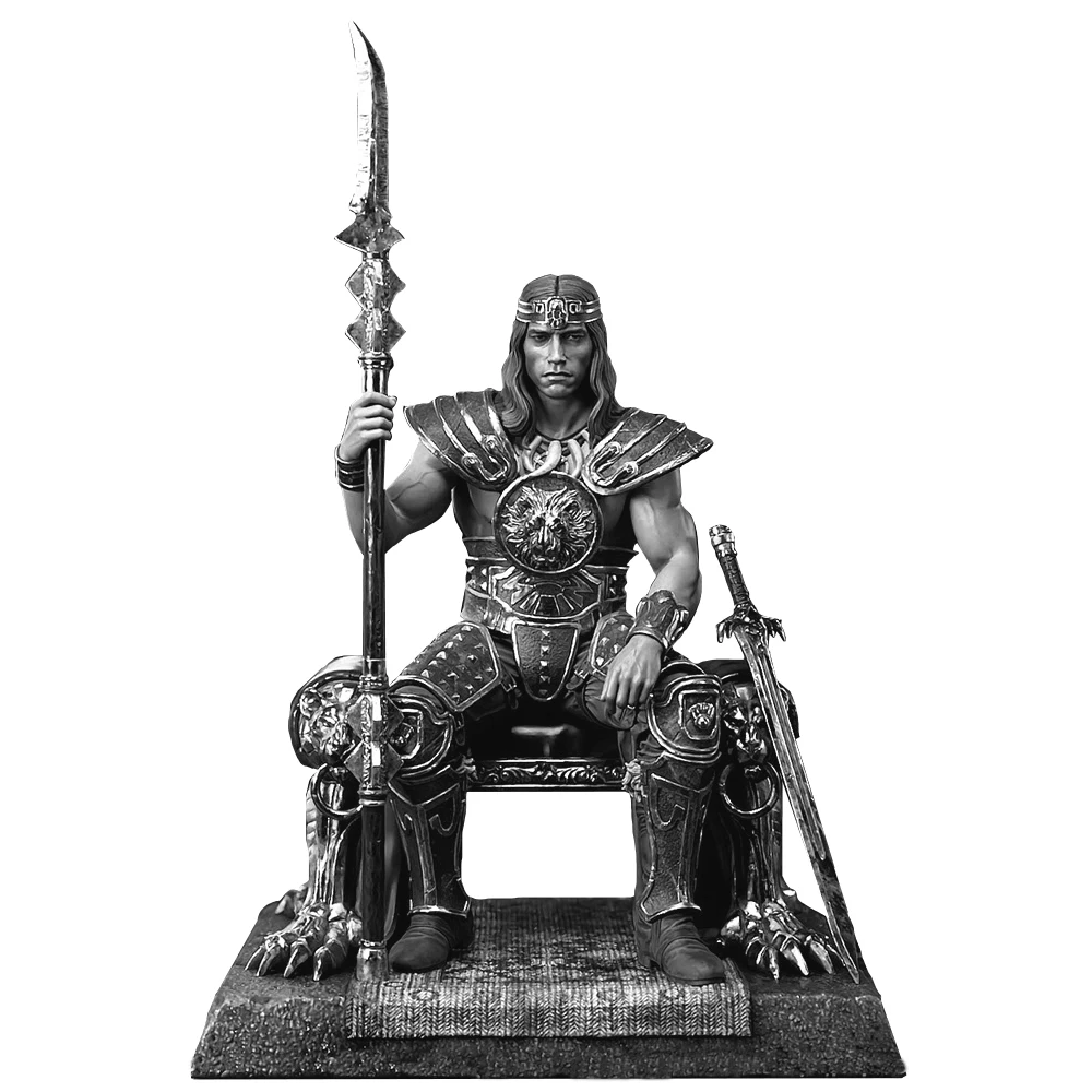 Warrior Fantasy Model Kit 1/16 Scale Resin & PVC Unpainted - DIY Customizable Sculpture for Tabletop Gaming & Painting A854