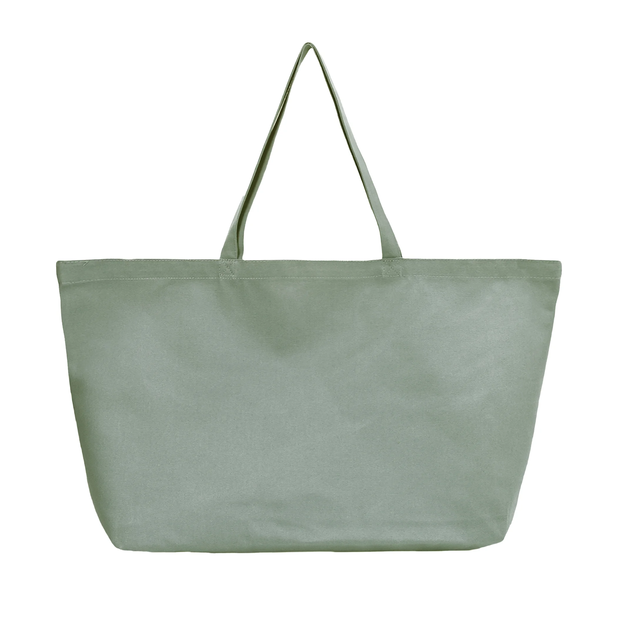 

Solid Color Canvas Large Capacity Tote bag Casual Fashion Shoulder Bag with Zipper for Work School Shopping Women Bags