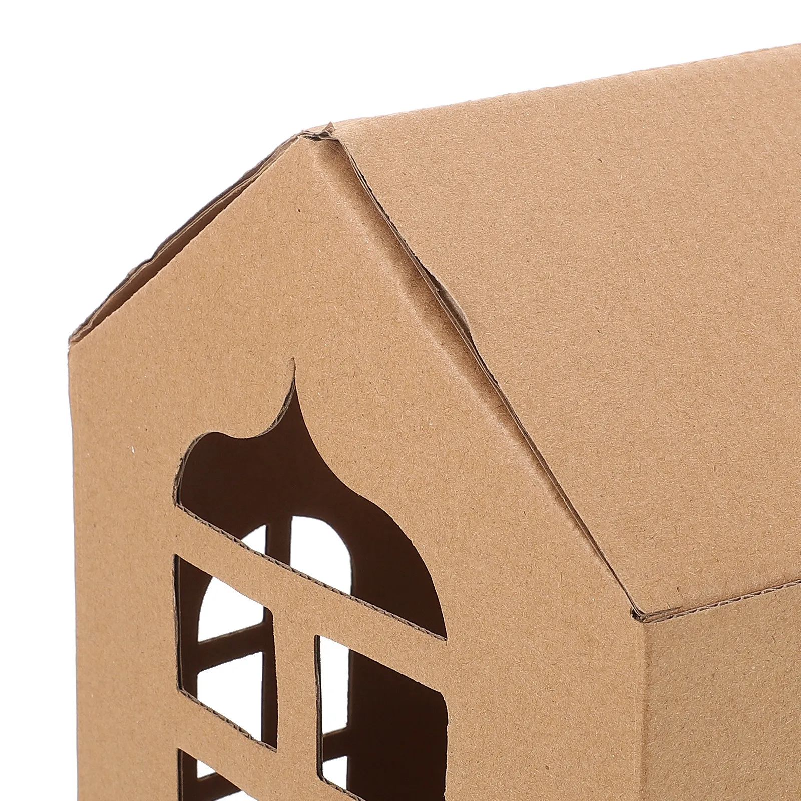 3-teiliges Kinder-DIY-Kartonhaus-Set Mini für Kinder Malen Basteln Lernspielhaus Kunst-Aktivitätsset