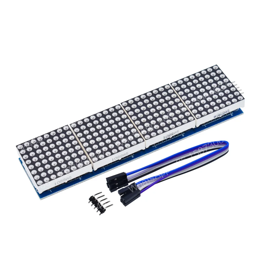 module-matriciel-a-points-max7219-20-pieces-pour-microcontroleur-arduino-affichage-4-en-1-avec-ligne-5p-rouge-vert-bleu
