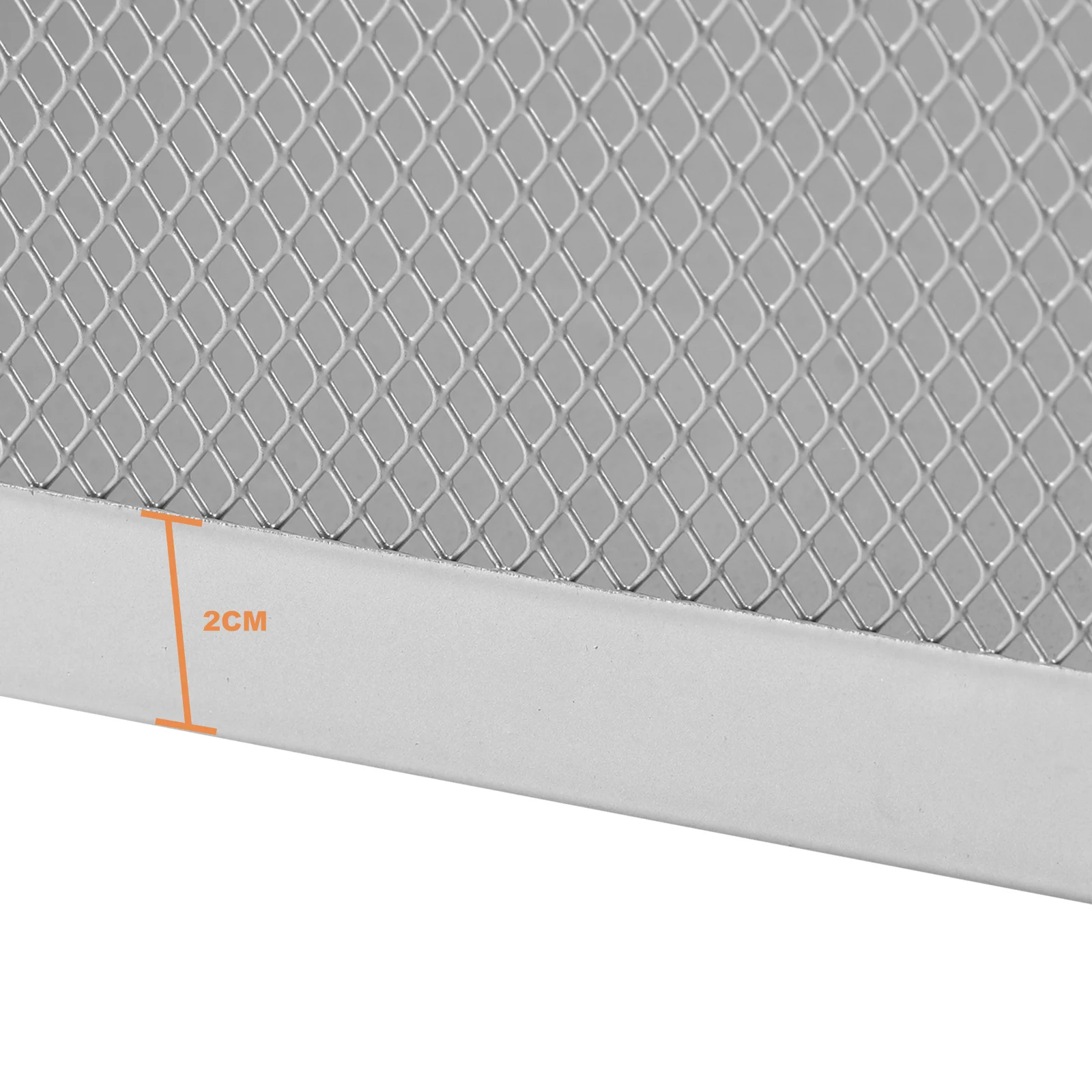 

1pc Metal Trash Can Iron Garbage Bin 2Cm Raised Waterproof Rustproof Large Capacity Household Office Waste Container Baking