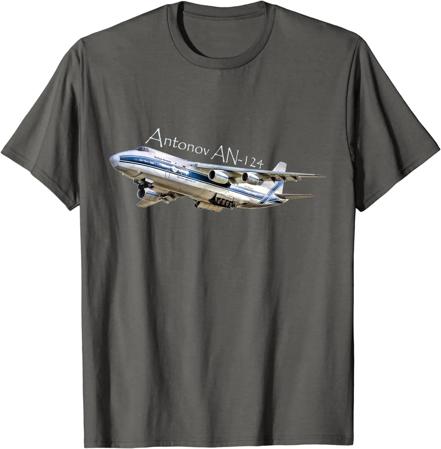 Antonov AN-124 Cargo Jet Plane Men T-Shirt Short Sleeve Casual Cotton Summer Boys T-Shirts Father & Son