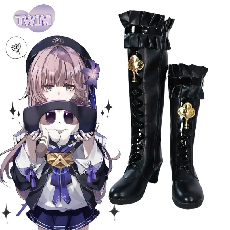 

Game Honkai Star Rail Herta Cosplay Costume Fancy Suit Outfit Herta Uniform Wig Shoes Halloween Carnival Clothing for Women