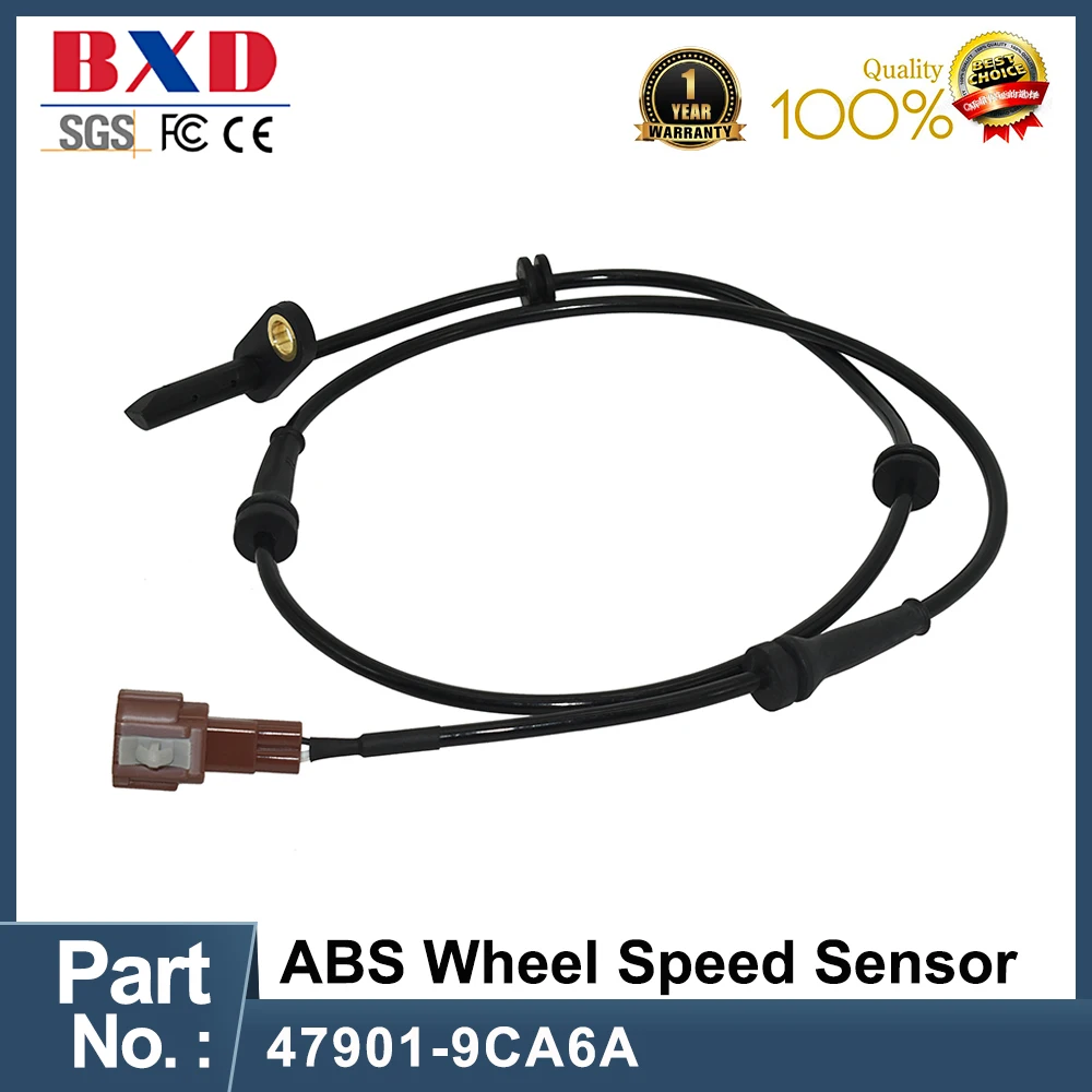 

47901-9CA6A Rear Left ABS Wheel Speed Sensor For Nissan Frontier 2005-2019 Manual Trans 4WD 479019CA6A 47901 9CA6A