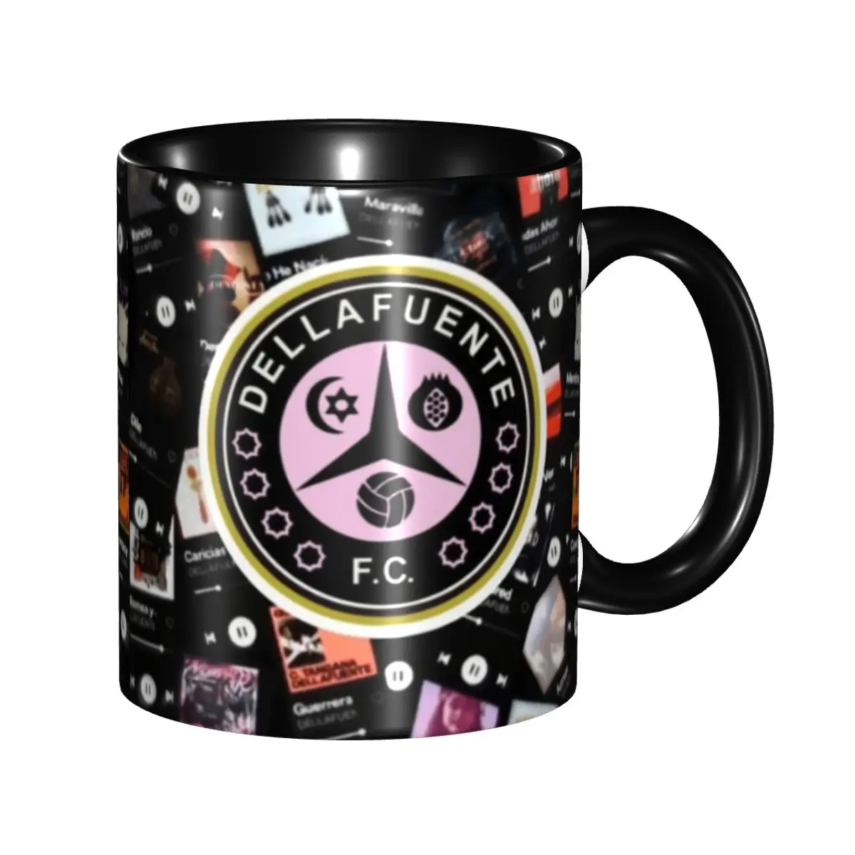 

Dellafuente FC Logo Gotico Coffee Mug DIY Custom Ceramic Mug Cup Creative Gift