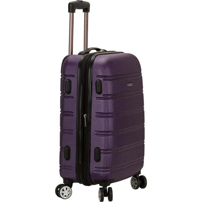 Expandable Spinner Wheel Luggage, Purple, 2-Piece Set (20/28)