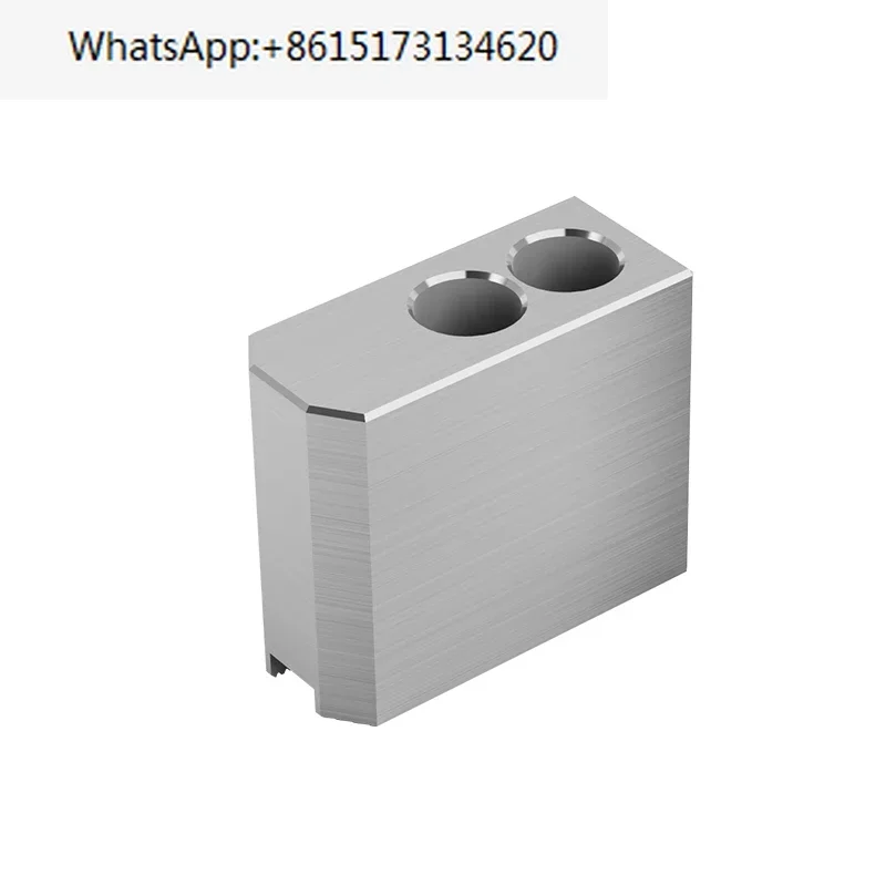 Hydraulic three-jaw chuck heightens the raw jaw and lengthens the soft jaw. Hydraulic raw jaw 5 