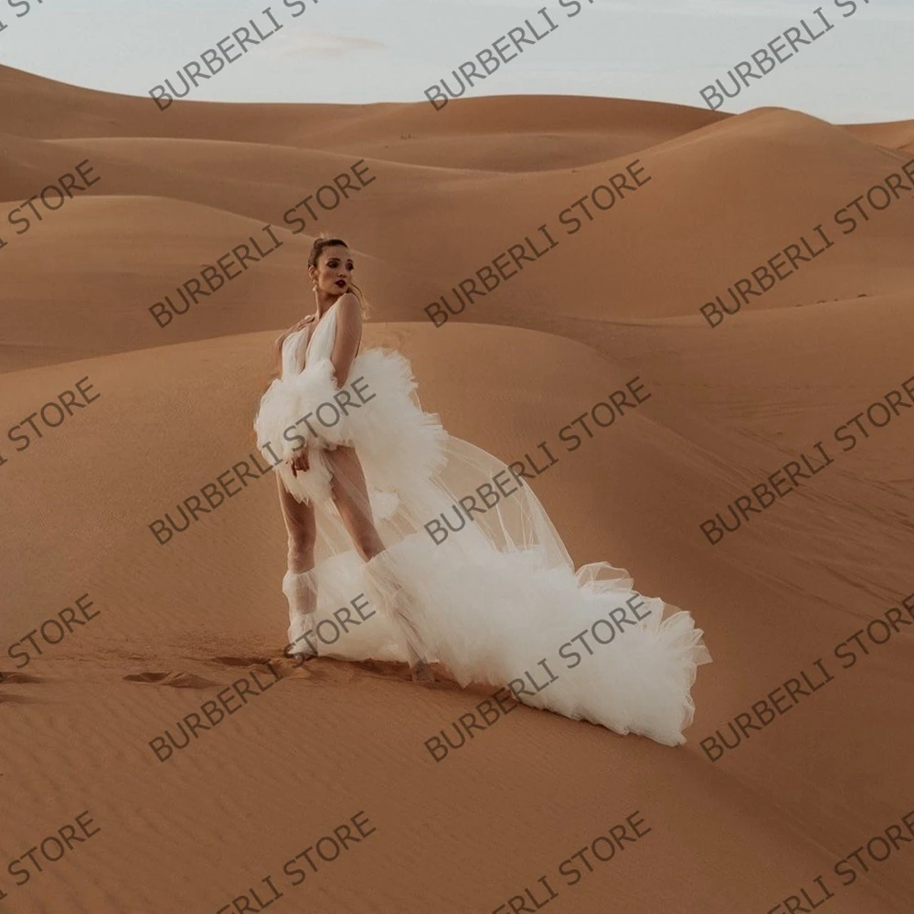Vestidos de verano hinchados de malla de moda para mujer, vestidos sexis transparentes con volantes de tul, vestidos largos de fiesta de noche, vestido Formal elegante y esponjoso para graduación