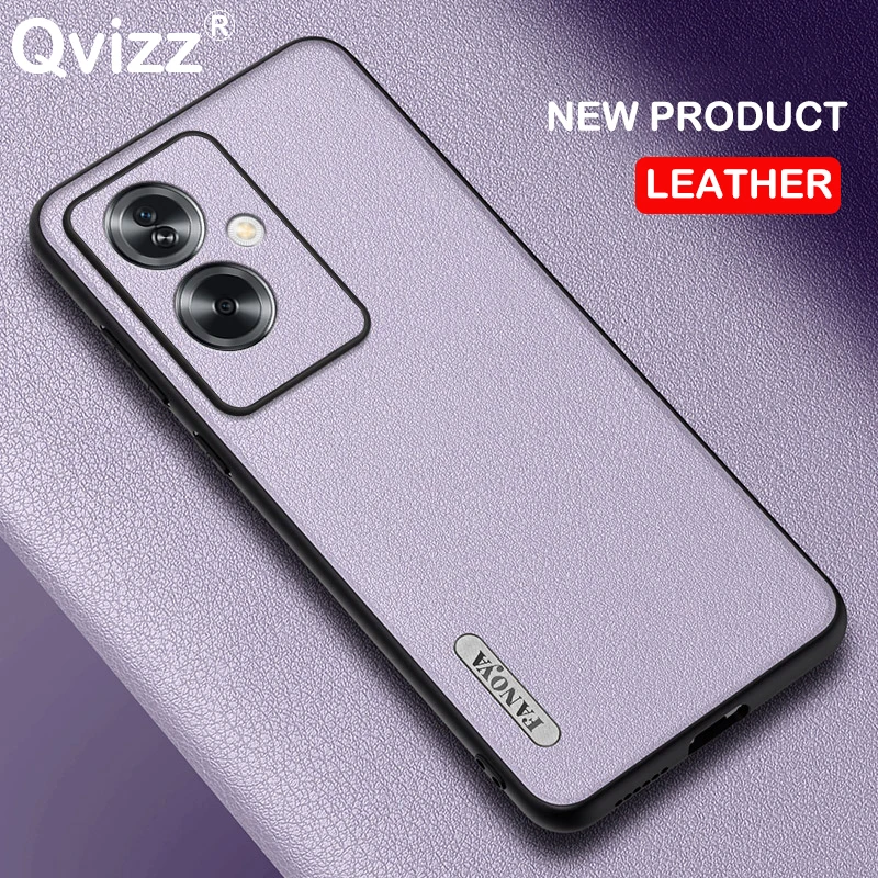 for Oppo A79 A2 Phone Case Luxury Leather Vegetable Tanning Frosted Soft Edges Hard Cute Cover OppoA79 OppoA2 CPH2553 PJB110