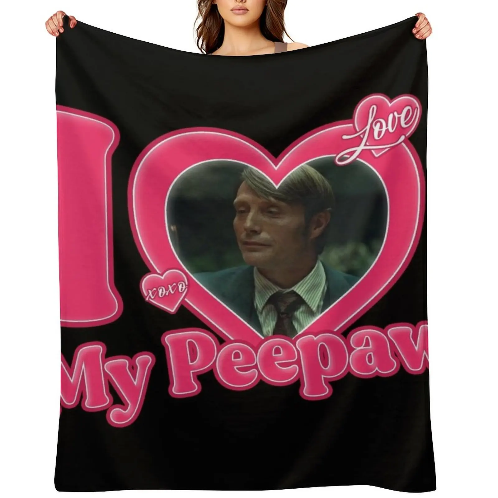 I love my peepaw mads mikkelsen Плед Роскошное одеяло для ребенка Большое декоративное одеяло для дивана