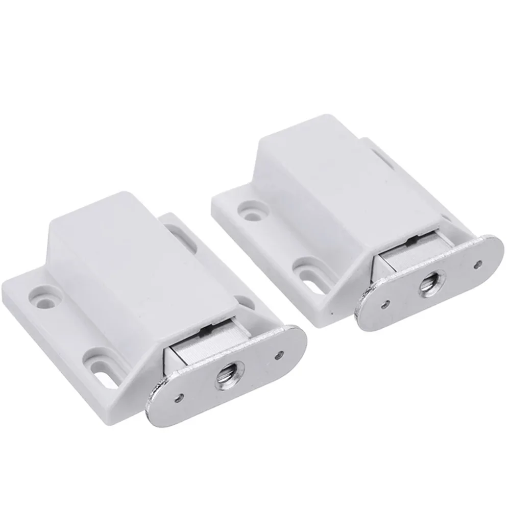 

Magnetic Pressure Catches Door Drawer Push To Open Catch Latch Cupboard Cabinet Plastic Metal Practical To Use