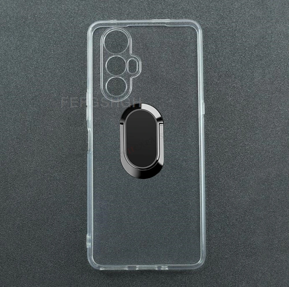 For Cubot Max 5 Max5 6.95" 2024 CubotMax5 Back Ring Holder Bracket Phone Cover TPU Soft Silicone Case
