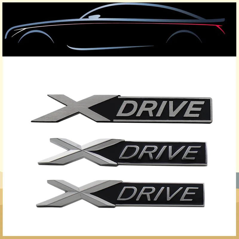 3D Premium X Drive Xdrive for E90 F30 G20 F10 G30 F25 G01 F15 G05 G06 G07 car Engine Fender Tail Rear Decal Emblem Badge Sticker