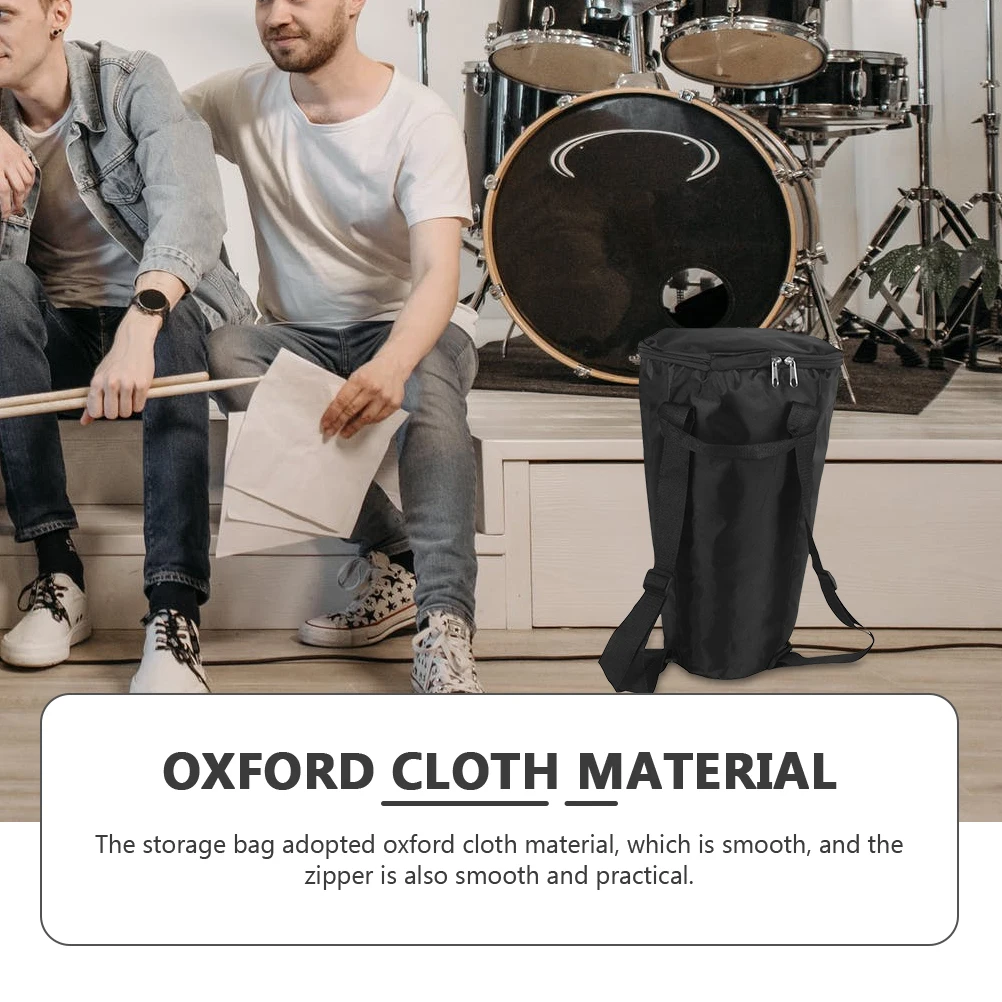 

Backpacks African Drum Kit Instrument Waterproof Pouch Bags Portable Music Storage Black Durable