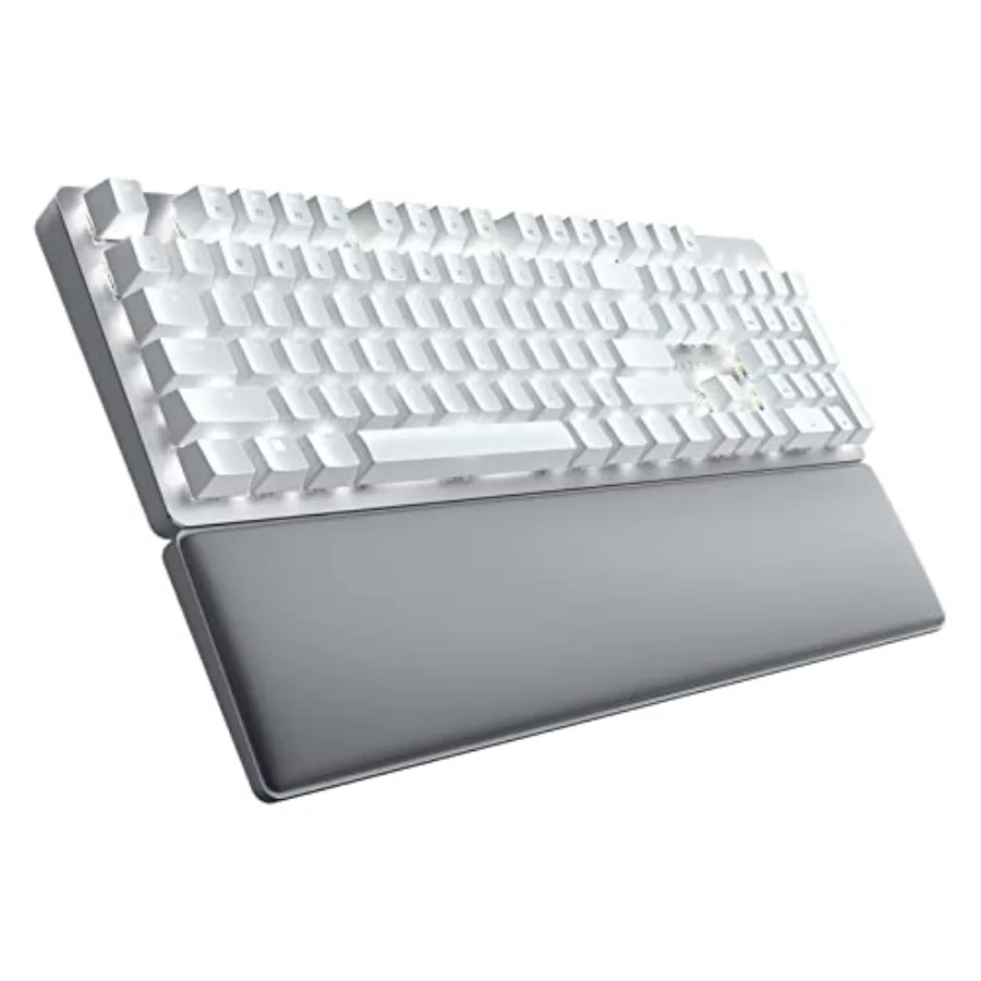 

Pro Type Ultra Wireless Mechanical Keyboard with Silent Linear Switches in Black: Ergonomic Design HyperSpeed Technology Connec