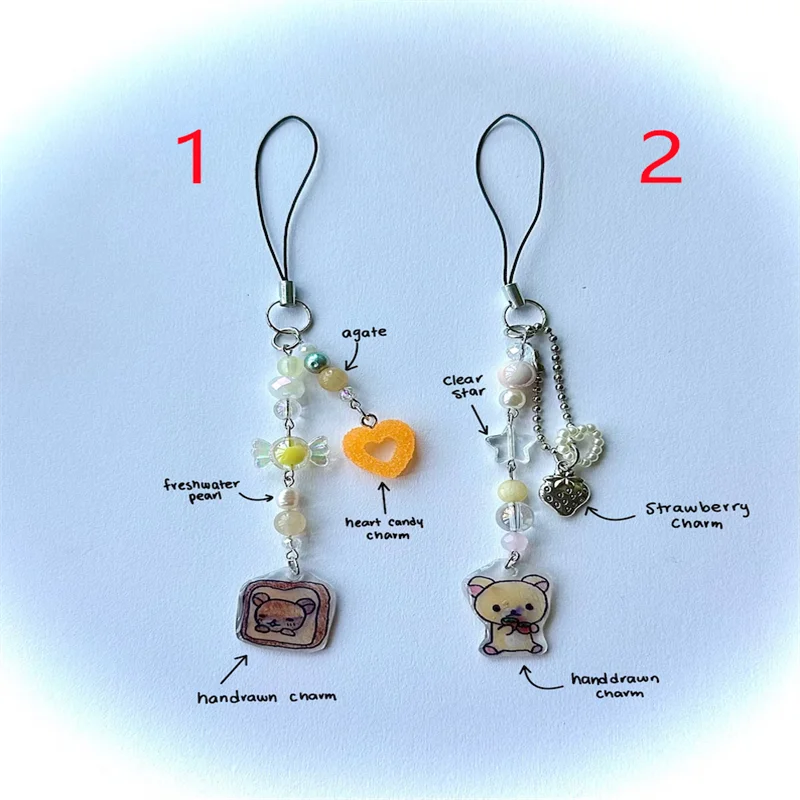 handmade rilakkuma phone/bag charm/keychains