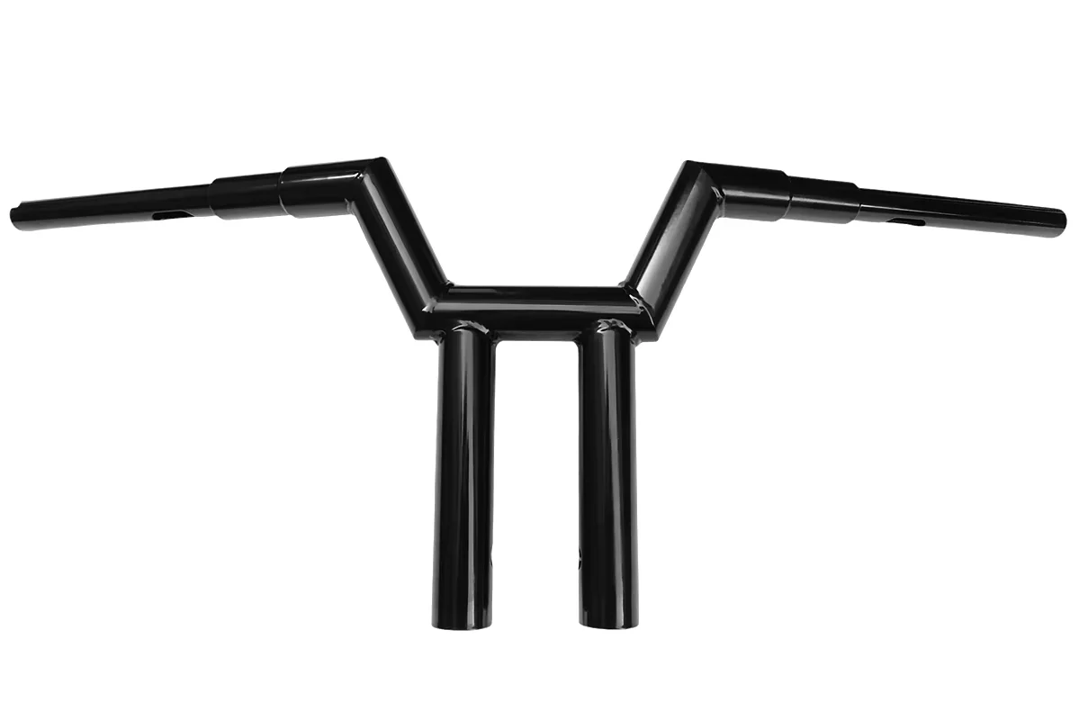 

Gloss black New 1.5"(38mm) bigger Thick Tube 10"&12" Rise T-Bars Handlebar fit for Harley Softail Breakout FXSB FLSTC 1993-2024