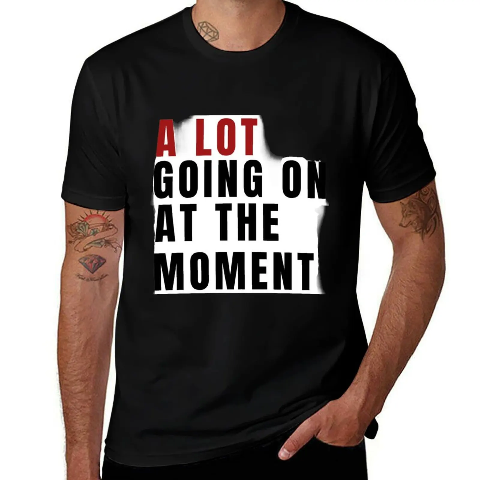 

A lot going on at the moment T-Shirt cotton graphic tees street wear kawaii clothes anime tshirt t shirts for men graphic