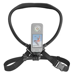 Sports Camera Neck Holder Neck Mount Chest Holder Chest Strap for GoPro Hero 12/11/10, Insta360 OSMO POV Vlog Video Recording