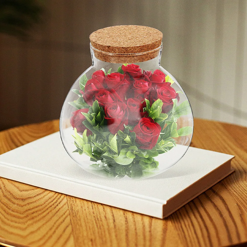 

3pcs Ecological Glass Micro Landscape Diy Bottle Transparent Moss Plant Container Desktop Succulent Jar Home Decor Terrarium