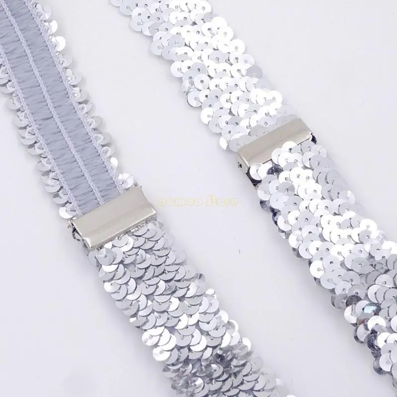 31BF الحمالات الترتر للتنورة الجينز مرونة واسعة Y شكل الحمالات الخلفية للرجال امرأة الثقيلة حزام هدايا عيد الميلاد