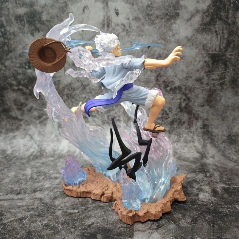 One Piece Anime Sun-God Nika Luffy Figures Gear 5 Action Figure Statue Model Doll Collection Decoration Desk Gifts Toys