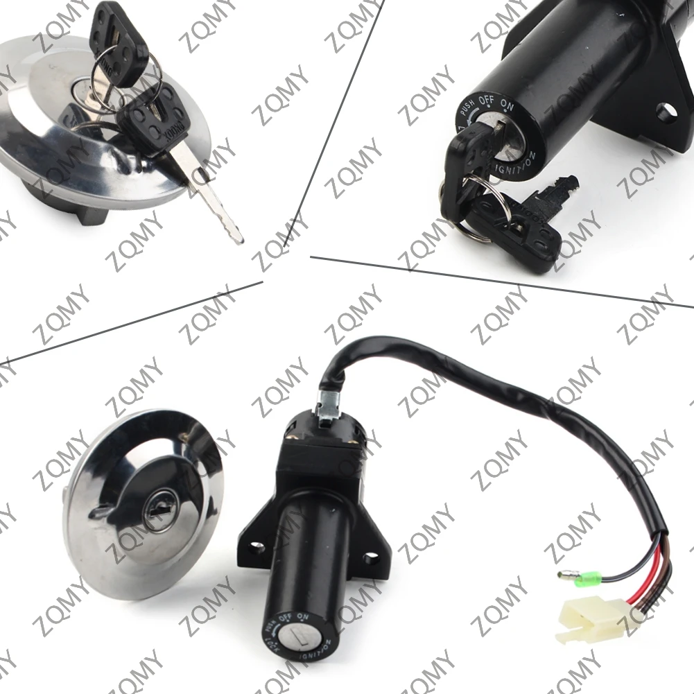 For Yamaha YBR125 YBR 125 2002-2013 Motorcycle Ignition Switch Fuel Cap Lock Seat Lock Set