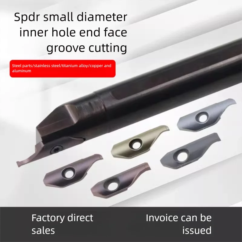 

SPDR SPDR100 SPDR150 SPDR200 KSPDR KSPDR0012H10 KSPDR0016K10 End Face Grooving Tungsten carbide insert holder Cutter CNC Lathe