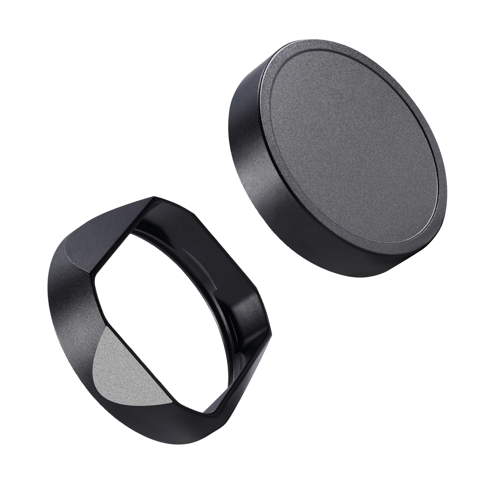 

For Leica Q3 Q3 43 Lens Hood Metal Square Lens Hood for Q3 Q3-43 Lens Hood Shade with Cap Camera Accessories