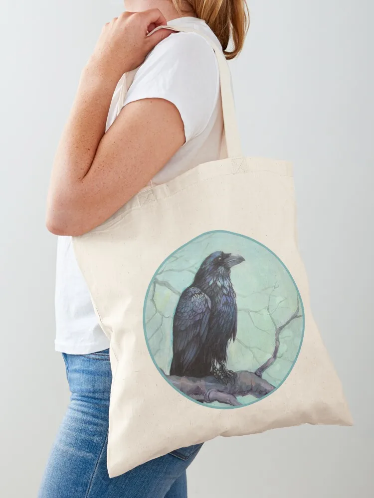 

Wiscasset Raven - Raven Bird Tote Bag sac pour femme shopping bag hand bag eco pack