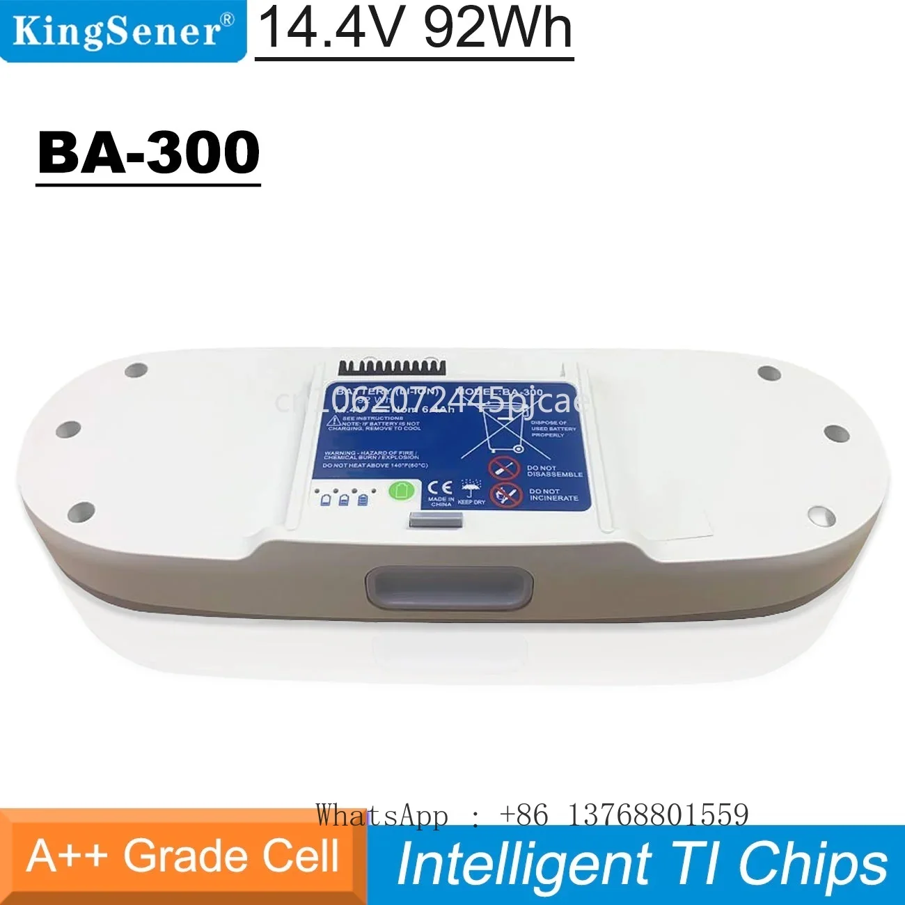 New BA-300 Inogen One G3 8 Unit Oxygen Accessory Portable Dual 14.4V 6400mAh Lithium-ion Battery