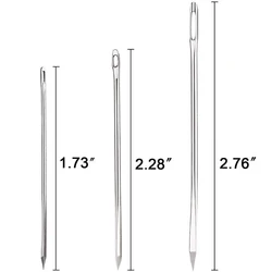 Zestaw igieł skórzanych Rzemiosło skórzane Igła do szycia Igła do naprawy obuwia Skórzane narzędzie do szycia ręcznego