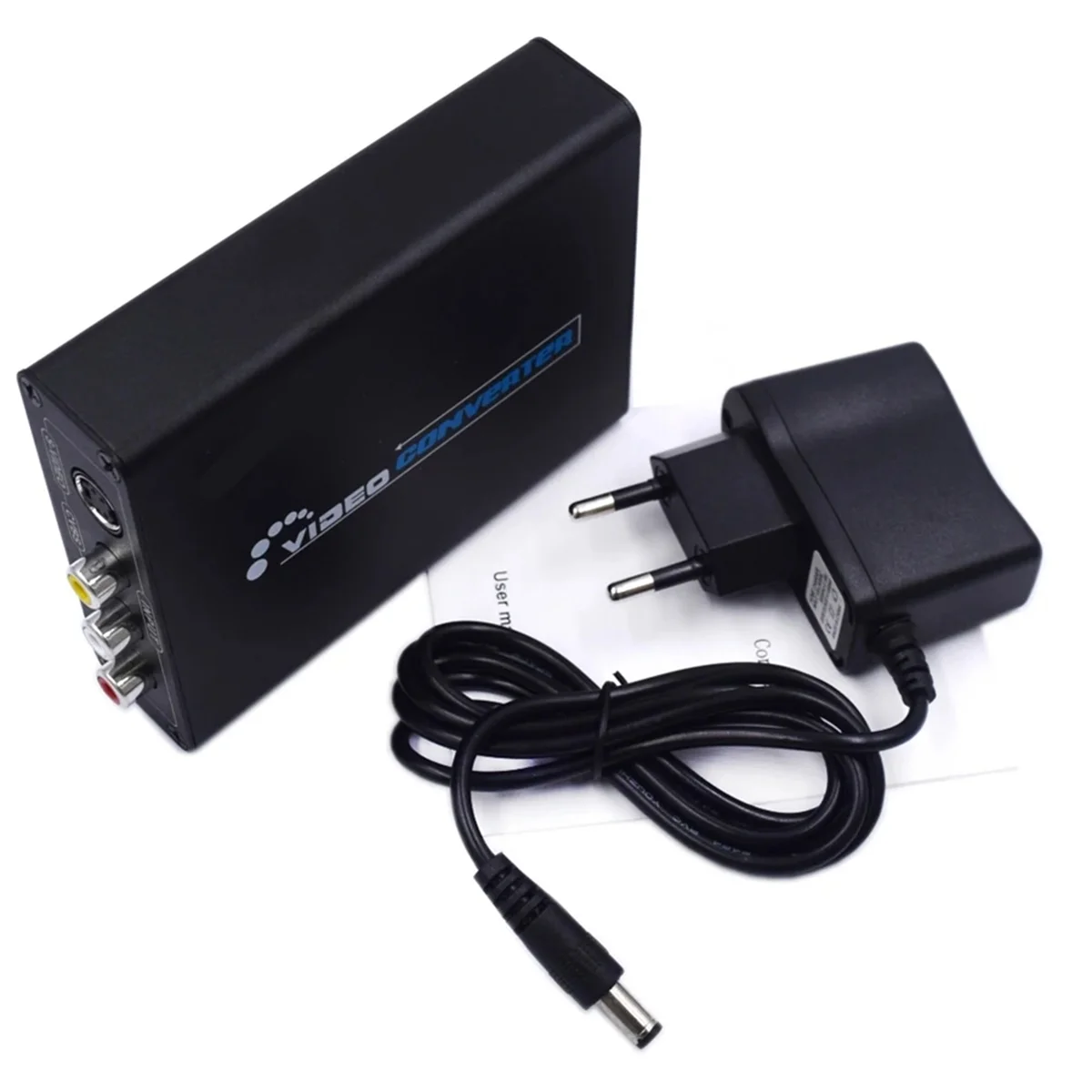 A56XQ AV S-Video CVBS Конвертер Аудио HDMI-совместимый с S VIDEO+S S VIDEO Композитный переключатель Адаптер Upscaler HD 3RCA EU PLUG