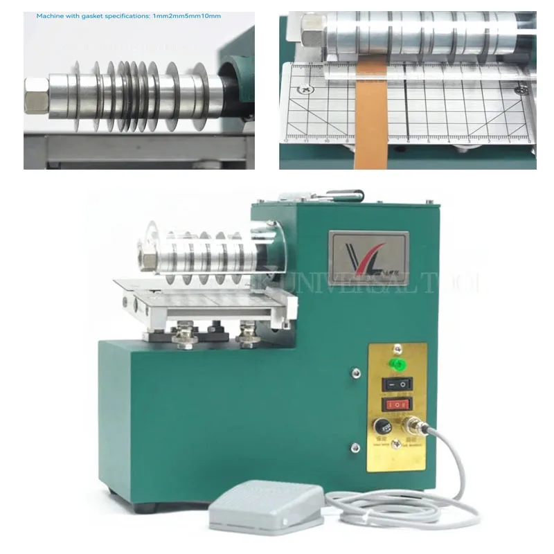 

Industrial Leather Cutting Machine Manual Fabric Strip Cutter Laminating Tool Folding Equipment for Commercial Processing Center