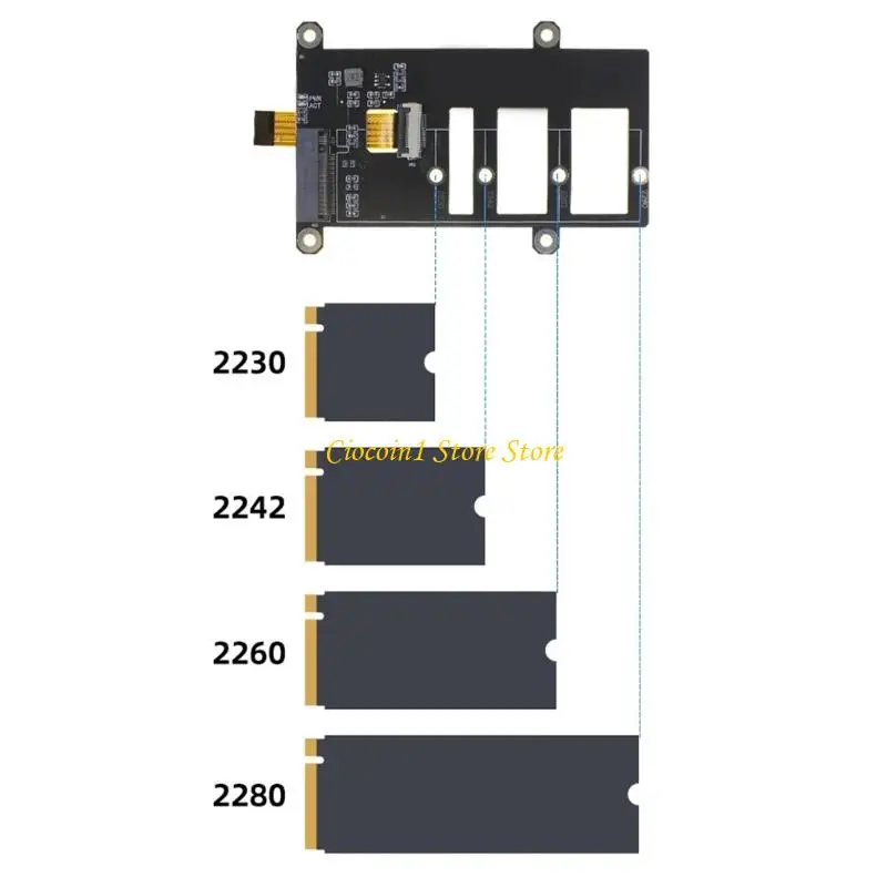 A3PC PCIe to M.2 NVME Expansion Board Fast Speed Data Transfer Development Board