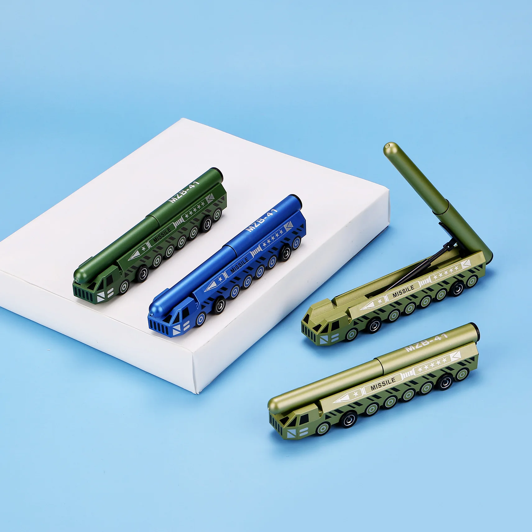 Kreatywny długopis żelowy Dongfeng 41 Intercontinental Missile Design, neutralny, czarny, zabawka dla dzieci, model symulacyjny, długopisy do podpisywania. — zdjęcie produktu 6