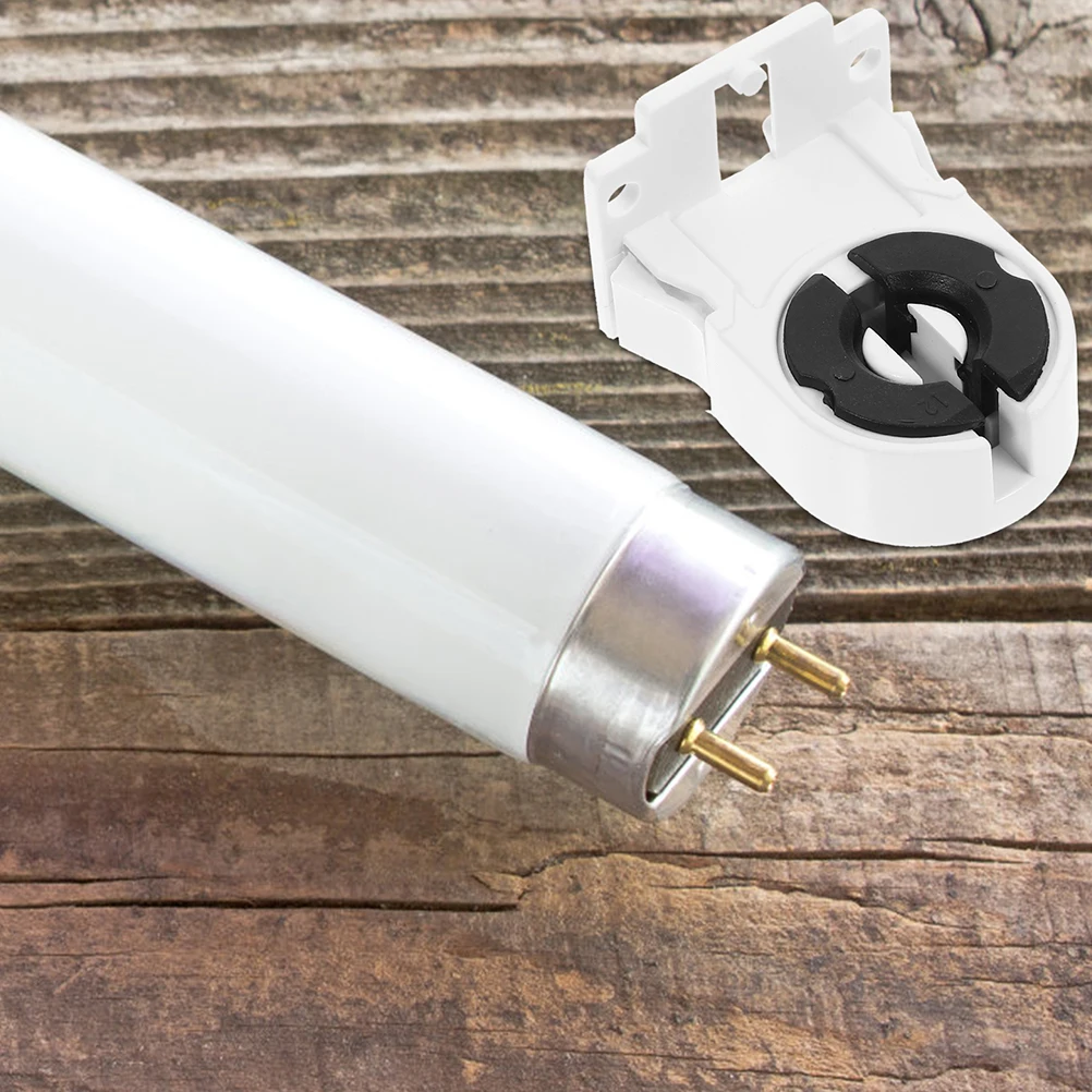 

20pcs Fluorescent Holder Led Tube Light Socket For Home Office Basement Closet Workshop Retrofit Compatible