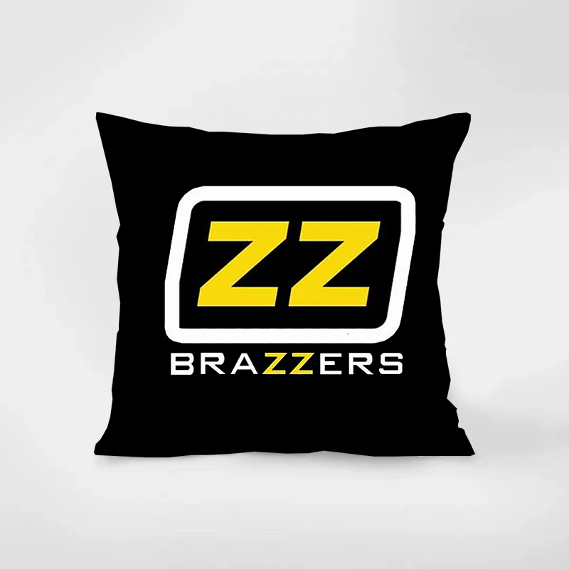 Brazzers logo Pillow cover home decoration gift sofa car super soft cushion square pillowcase chair pillowcase 036